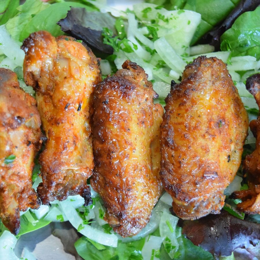 chicken wings barbecued