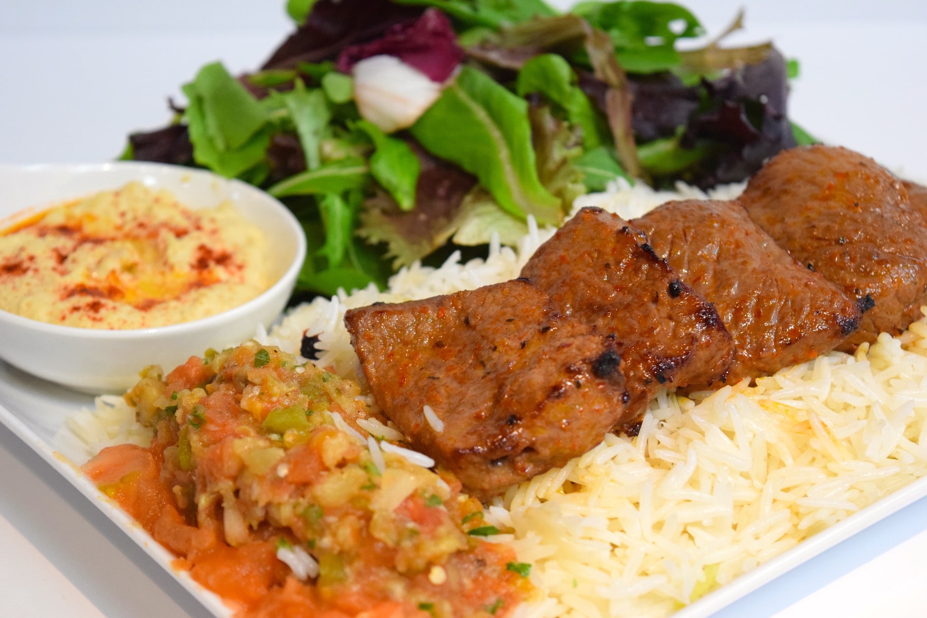 mediterranean kebab plate