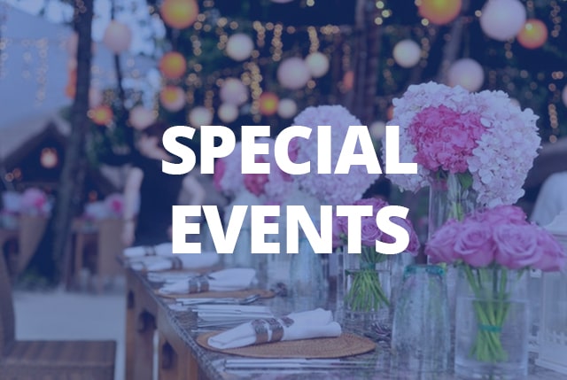 Special Events catering for special events